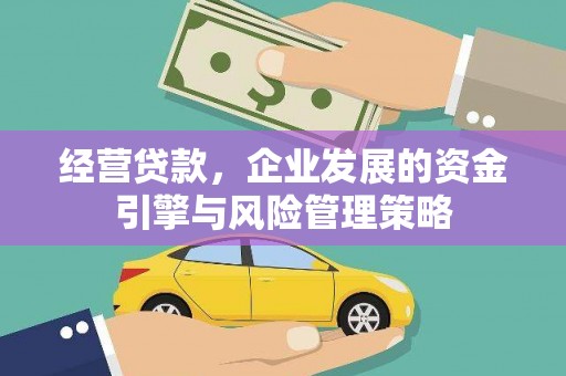 三亚经营贷款，企业发展的资金引擎与风险管理策略