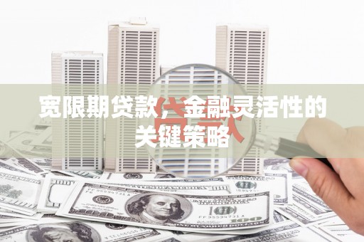 三亚宽限期贷款，金融灵活性的关键策略