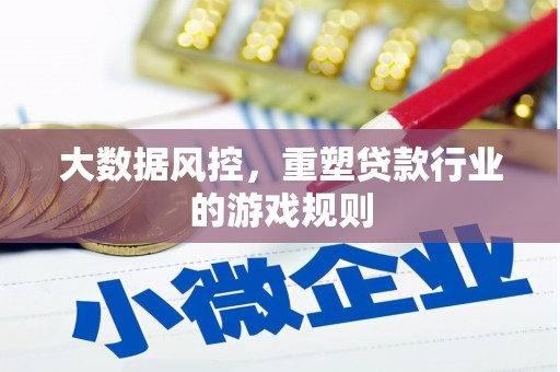 三亚大数据风控，重塑贷款行业的游戏规则