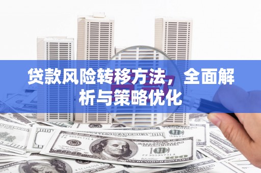 三亚贷款风险转移方法，全面解析与策略优化
