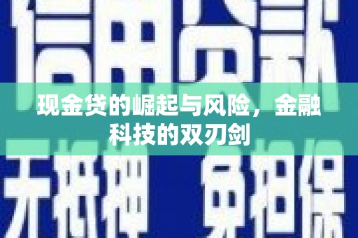 三亚现金贷的崛起与风险，金融科技的双刃剑
