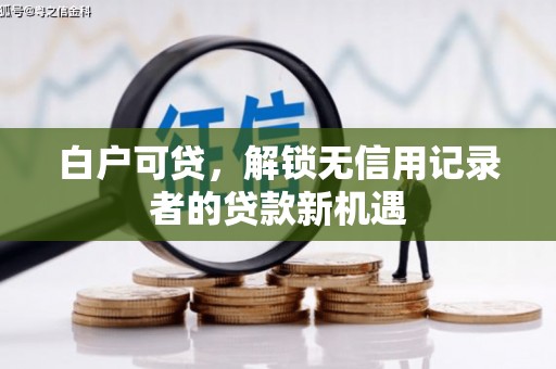 三亚白户可贷，解锁无信用记录者的贷款新机遇