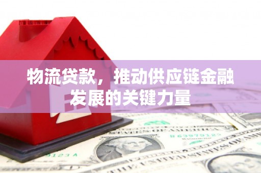 三亚物流贷款，推动供应链金融发展的关键力量