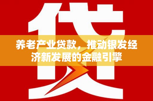 三亚养老产业贷款，推动银发经济新发展的金融引擎