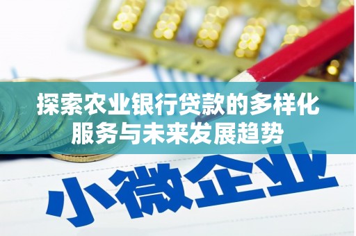 三亚探索农业银行贷款的多样化服务与未来发展趋势