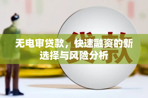 三亚无电审贷款，快速融资的新选择与风险分析