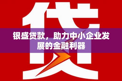 三亚银盛贷款，助力中小企业发展的金融利器