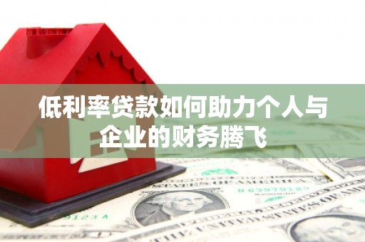 三亚低利率贷款如何助力个人与企业的财务腾飞