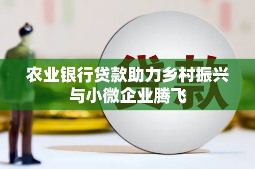 三亚农业银行贷款助力乡村振兴与小微企业腾飞