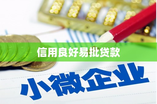 三亚信用良好易批贷款