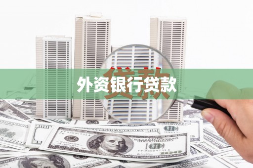 三亚外资银行贷款