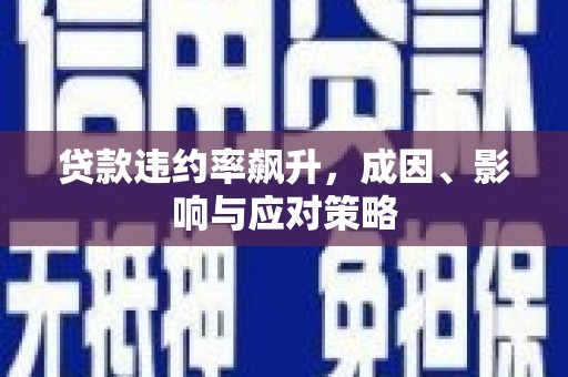 三亚贷款违约率飙升，成因、影响与应对策略